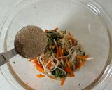 おかんレシピ𓀤𓀣もやしのナムル風ごま和え作り方4写真