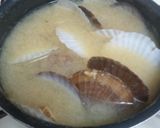 ホタテの稚貝の お味噌汁作り方3写真