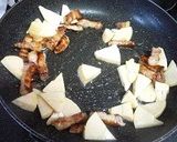 春キャベツとたけのこのスープスパゲティ作り方3写真