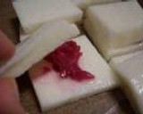 梅はさみ長いもの豚肉巻き焼き。作り方2写真