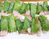 梅肉でさっぱり☆鶏むね肉の大葉巻きソテー作り方3写真