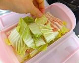 塩こうじ漬け豚肉と白菜のミルフィーユ作り方3写真