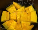 炊飯器でカボチャの煮物＆リメイクサラダ作り方2写真
