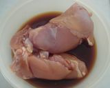 鶏もも肉の葱ソース作り方1写真