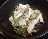 筍と山芋のシャキシャキ野菜炒め作り方2写真