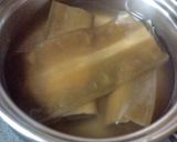 たけのこと豚ひき肉だんごのよくばり煮作り方1写真