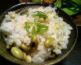 プレ農家めし◆塩麹で炊き込みネギごはん作り方2写真