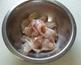 ゴマたっぷり☆白身魚のふんわり蒸し♪作り方1写真