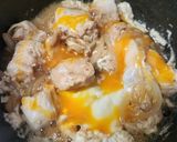 昆布巻きの煮汁再利用で簡単☆親子丼☆昼食作り方2写真
