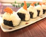 わさマヨ✿海老天おにぎり作り方4写真