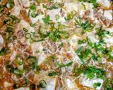 おつまみ!豚挽き肉とチーズin麻婆豆腐作り方11写真