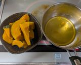かぼちゃのひき肉あんかけ作り方3写真