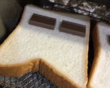 抹茶チョコトースト作り方1写真