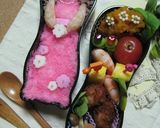 お弁当箱DEドレッシーガール♪作り方16写真