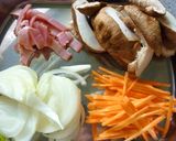 ベーコンと野菜の塩麹パスタ作り方2写真