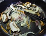 ベーコンと野菜の塩麹パスタ作り方4写真