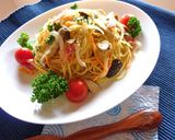 ベーコンと野菜の塩麹パスタ作り方8写真