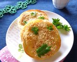 ごまたっぷり♡　塩麹・山椒トースト作り方3写真