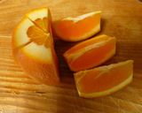 ネーブルオレンジの食べやすいカット方法作り方2写真