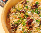 焼肉の生だれでかつおのお花見てこね寿司作り方9写真