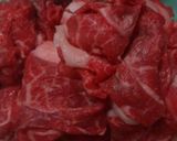 アレンジ出来る、牛肉と法蓮草のゴマ和え作り方1写真
