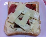 簡単カリカリベーコンで、Wチーズトースト作り方5写真