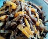たっぷりW生姜で★ぽかぽか味噌きんぴら作り方7写真