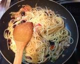 ツナとオリーブのスパゲティ作り方5写真