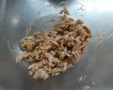ツナと水菜のにんにく味噌和え作り方1写真