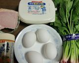 ホウレン草のケチャップ入りオムレツお弁当作り方1写真