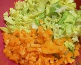 キャベツとウィンナーの和風ポン酢炒飯☆作り方1写真