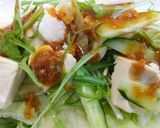 豆腐と水菜の梅ドレサラダ☆野菜たっぷり♪作り方3写真