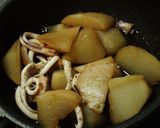 フライパンでいか大根作り方4写真