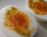 ゆで卵のチーズ柚子胡椒焼き作り方4写真