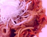 竹輪の肉巻きカレー南蛮♪作り方8写真