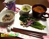 春野菜としらすの塩麹サラダ★作り方4写真