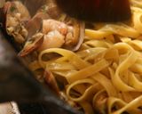 あさりとバジルソースパスタ鉄フライパン編作り方11写真