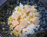 チーズdeタルタル？！コク旨おにぎり♫作り方2写真