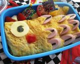 鯉のぼりのオムライス弁当（キャラ弁）作り方4写真