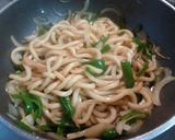 肉なしでも美味い☆簡単節約焼きうどん作り方5写真