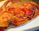 漬け込みチキンのみぞれ炒め作り方1写真