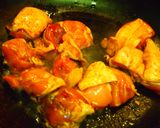 漬け込みチキンのみぞれ炒め作り方5写真