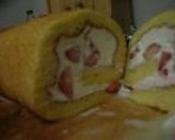 春色♡クリーム＊簡単＊苺ロールケーキ作り方18写真