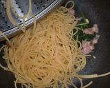 ＊ほうれん草とベーコントマトのパスタ＊作り方3写真
