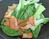 柔らか胸肉とチンゲン菜とザーサイの炒め♪作り方8写真