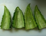 苦くない！我が家のゴーヤチャンプル作り方1写真