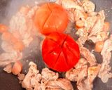豚こま🍅の崩しオムレツ　今日の夕飯作り方4写真