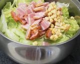 レタスまるごと１個のトマトスープ。作り方2写真