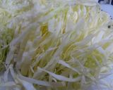 柚子胡椒風味のキャベツサラダ作り方1写真