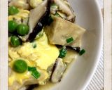 高野豆腐と椎茸の卵とじ作り方8写真